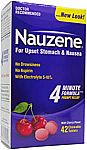 42-Ct Nauzene Upset Stomach & Nausea Relief Chewable Tablets (Wild Cherry) $4.70