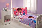 Disney Doc McStuffin The Doc Is In 4 Piece Toddler Bed Set $21 & More