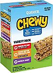 58-Count Quaker Chewy Granola Bars (Variety Pack) $5.90 & More