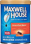 3-Count 11oz Maxwell House Breakfast Blend Ground Coffee (Light Roast) $4.85