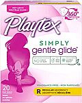 40-count Playtex Gentle Glide Tampons $3.80