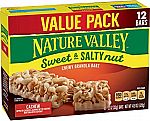 12-Ct Nature Valley Cashew Sweet & Salty Nut Granola Bars $2.61