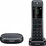 Motorola - MOTO-AXH01 Alexa Built-In Wireless Home Telephone System $39.99