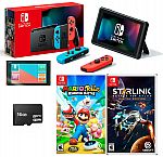 Nintendo Switch Bundle Mario Rabbids Kingdom Battle + Starlink + 16GB + MORE $379.99