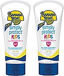 2-Pack Banana Boat Simply Protect Kids Tear-Free Sunscreen Lotion SPF 50 $9.50