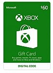 Xbox Gift Card $60 US (Email Delivery) $48