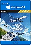 Microsoft Flight Simulator: Premium Deluxe Edition Windows 10 [Digital Code] $110