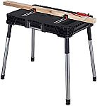 Keter Jobmade Portable Work Bench and Miter Saw Table $59.75 & More