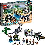 LEGO Jurassic World Baryonyx Face Off: The Treasure Hunt 75935 Building Kit (434 Pieces) $36