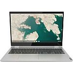Lenovo C340 2-in-1 15.6" FHD Touch-Screen Chromebook (Pentium Gold 4417U 4GB 32GB Model: 81T90003US) $429.99
