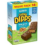 14-Ct Quaker Chewy Dipps Chocolatey Covered Granola Bars $2.80