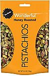 5.5 Oz Wonderful No Shells, Honey Roasted Pistachios $3.74
