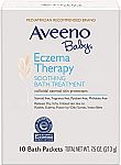 10-Count Aveeno Baby Eczema Therapy Soothing Bath Treatment $5.43