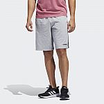 adidas Men's 3-Stripes Shorts $15 + Free Shipping