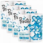 Presto! 308-Sheet Mega Roll Toilet Paper 24 Ct $21.14