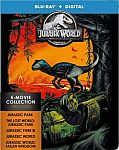 Jurassic World 5-Movie Collection Steelbook (Blu-ray + Digital) $13