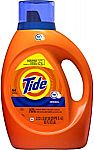 92-oz Tide HE Liquid Laundry Detergent (64 Loads, Original Scent or Free & Gentle) $8.97