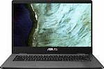 ASUS Chromebook 14" HD Laptop (N3350 4GB 32GB) $119