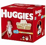 Buy 3 Huggies Boxes, Save $30: Huggies Plus Diapers Sizes 1 - 2 (3 for $90) & More