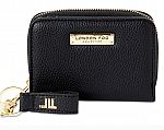 London Fog Miele French Vegan Leather Zip-Around Wallet & Key Fob Set $11.99 and more