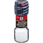 2.12-Oz McCormick Table Sea Salt Grinder $1.86