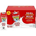 12-Pack Horizon Organic Whole Milk Single, 8 Fl Oz $10.10