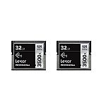 2-Pack Lexar 32GB Professional 3500x CFast 2.0 Memory Card $40