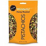 5.5-oz Wonderful Pistachios (No Shells, Honey Roasted) $3.49, 16-oz (Roasted & Salted) $5