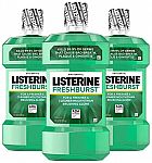 1-L Listerine Antiseptic Mouthwash (Freshburst) (3 for $9.64) & More