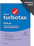 TurboTax Deluxe 2020 Desktop Tax Software, Federal Returns Only $29.99
