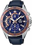 Casio Men's Edifice Stainless Steel Chronograph Watch $29