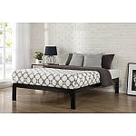 Zinus Lorrick 14" Quick Snap Metal Platform Bed Queen $105 & More