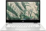 HP 14" 2-in-1 Touch-Screen Chromebook (Pentium Silver, 4GB, 64GB, 14B-du0023dx) $330