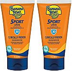 2 Pack Banana Boat Sport Ultra Sunscreen Lotion 3oz $4
