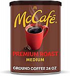 24-oz McDonalds McCafe Premium Medium Roast Ground Coffee $4.16 or $5.65