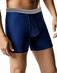 10-Pk Hanes Mens TAGLESS Boxer Briefs $17