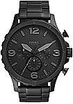 Fossil Men's Nate Stainless Steel Quartz Chronograph Watch $74 and more