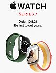 Apple Watch Series 7 Pre-Order, from $399