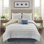 Kohls Cardholders - 6-pc Madison Park Margo Comforter Set w/Pillow $28.07 + Free Shipping