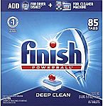 85-Ct Finish Powerball Dishwasher Detergent Tablets (Deep Clean) $7.50
