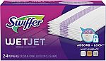 24-Count Swiffer WetJet Multi Surface Cleaner Spray Mop Pad Refill $6.15