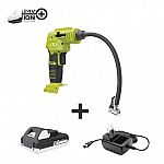 Sun Joe 24 Volts ION+ Cordless Portable Air Compressor Kit $45