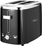Bella 2-Slice Extra-Wide/Self-Centering-Slot Toaster $10, 3-Cup Mini Chopper $15