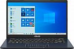 ASUS 14.0" HD E410MA Laptop (N4020 4GB 64GB) $186.99