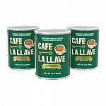 3-Pk 10-Oz Cafe La Llave Espresso Dark Roast Ground Coffee $5.67
