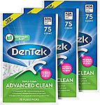 450-Ct DenTek Triple Clean Advanced Clean Floss Picks $6.73