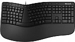 Microsoft Ergonomic Full-size Wired Mechanical Keyboard $29.99