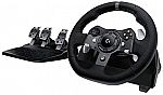 Logitech G920 Driving Force Racing Wheel and Floor Pedals $189.99