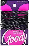 10-Count Goody Slideproof Hair Tie Elastics (Black) $2