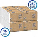 16 packs Scott Essential Multifold Paper Towels (250 per pack) $14